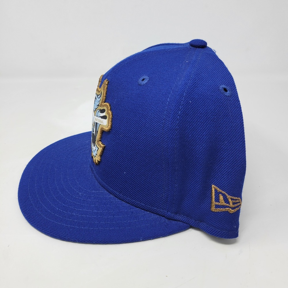New Era 59FIFTY Kansas City Royals MLB Fitted Hat 7 3/4 Blue Eagle Shield Wool - Picture 2 of 7